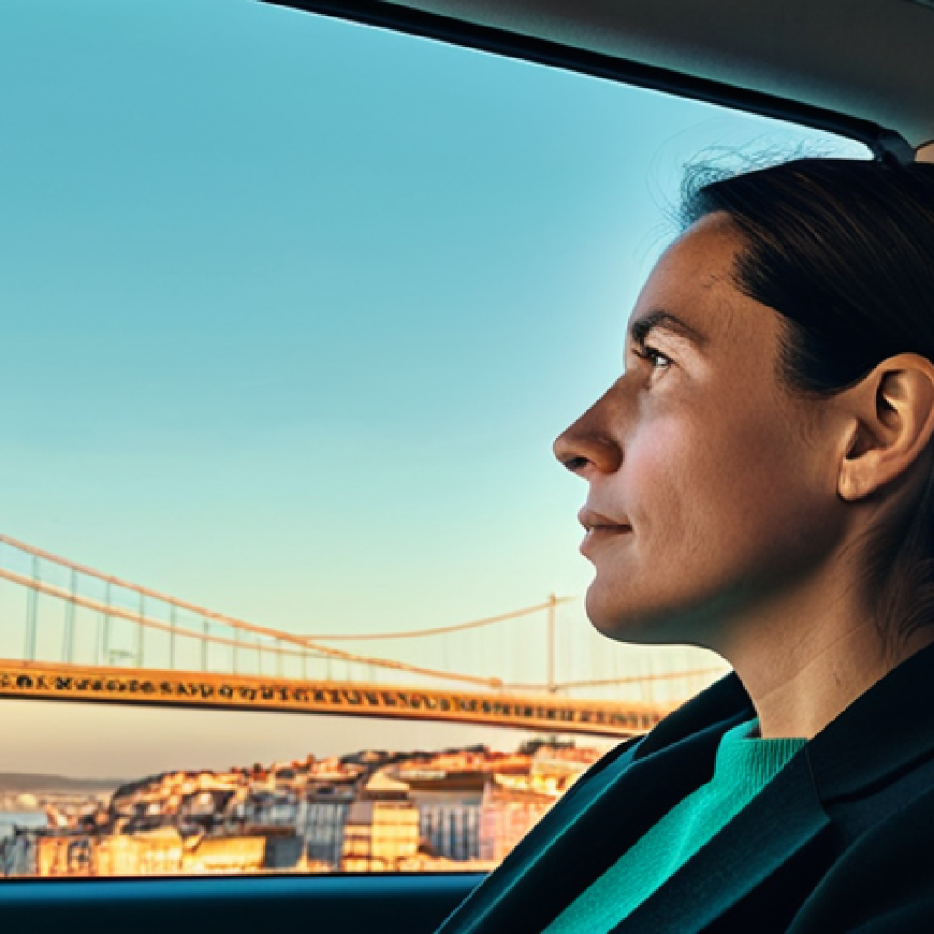 포스트휴머니즘과 자율주행차의 철학적 고찰 - **Prompt**: A contemplative woman in her late 30s or early 40s, with a thoughtful, slightly pensive ...